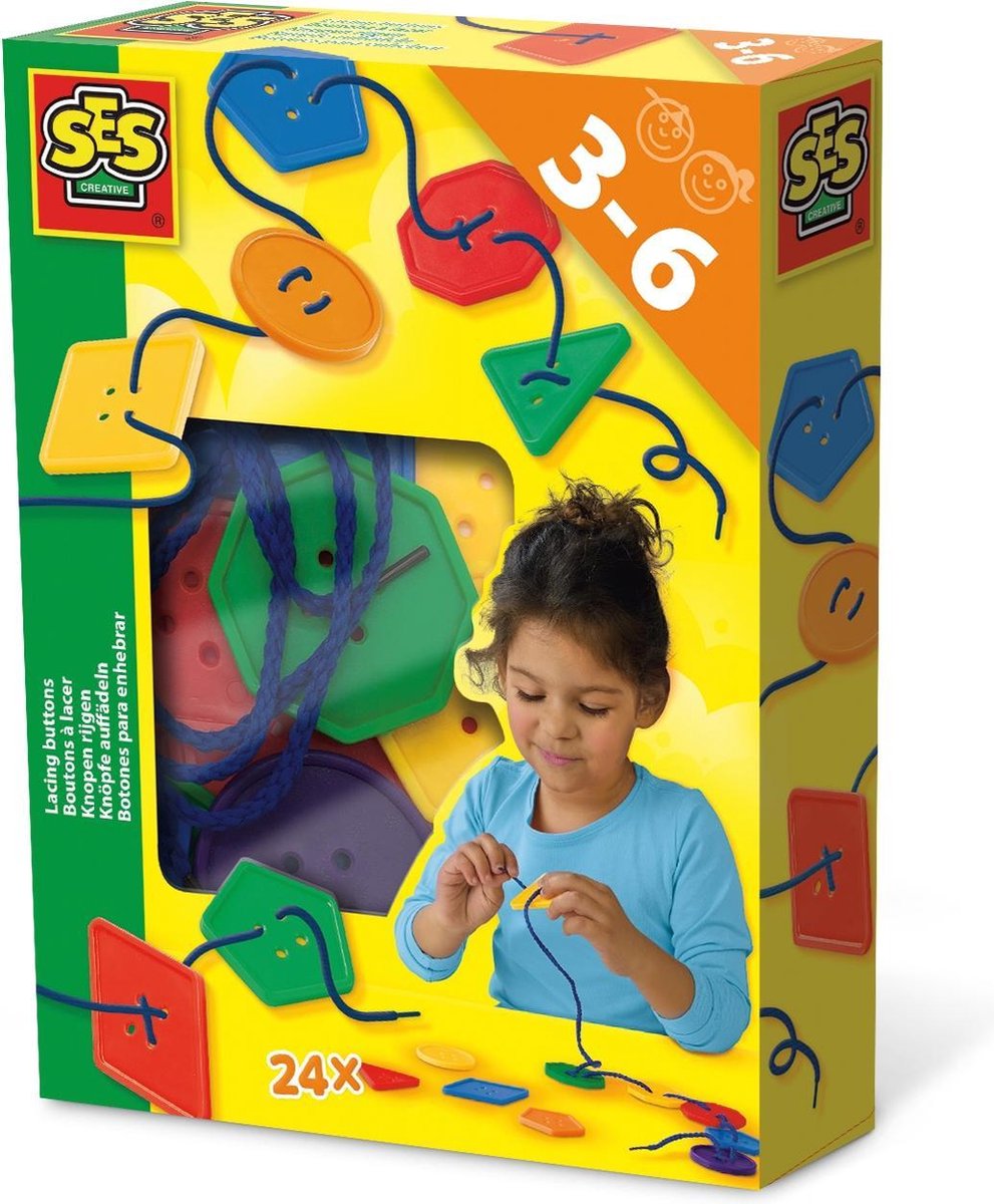 knopen rijgen junior 24 delig