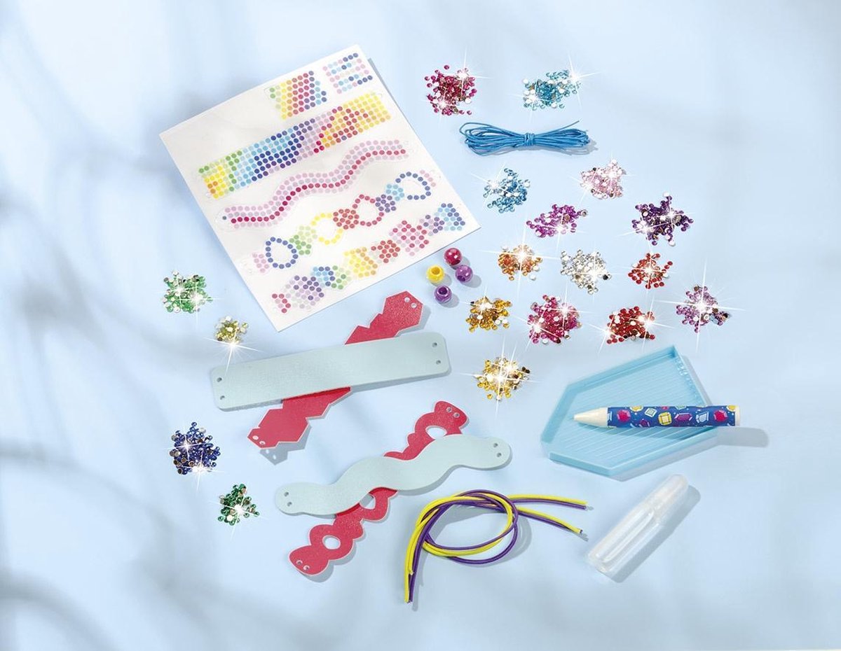 Totum knutselset Diamond Factory meisjes 8 delig