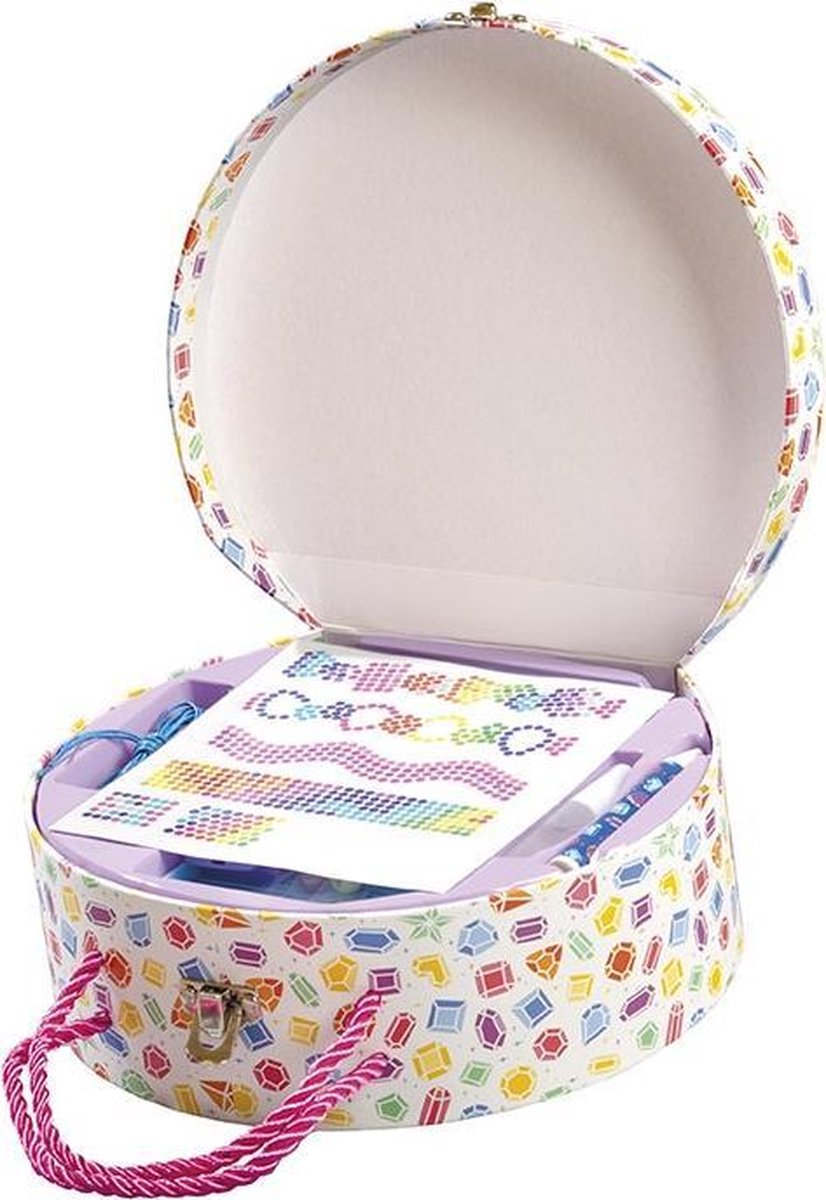 Totum knutselset Diamond Factory meisjes 8 delig