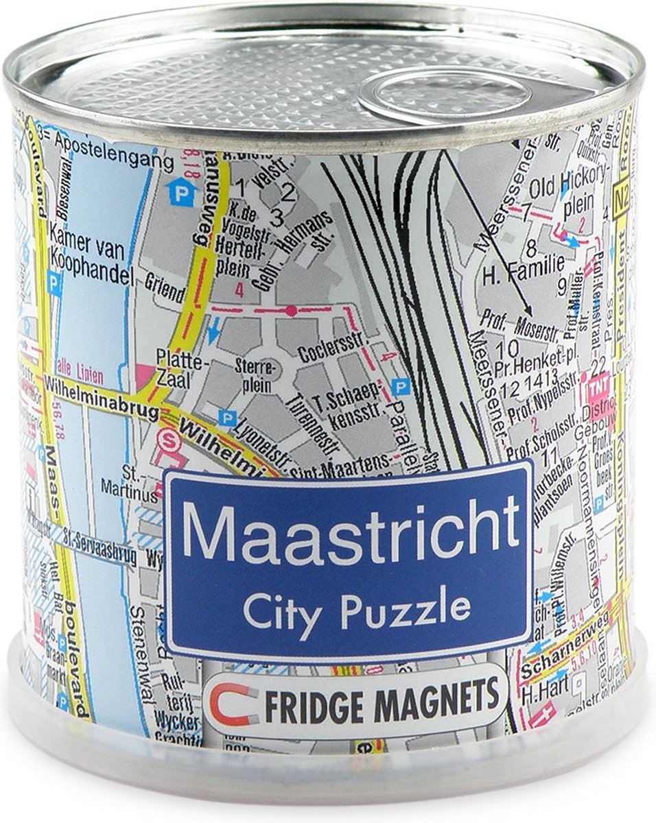 City Puzzle magneetpuzzel Maastricht 100 stukjes