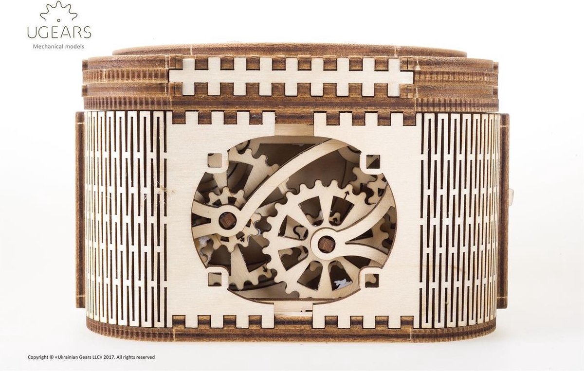 Ugears Houten Modelbouw Schatkist - Bruin