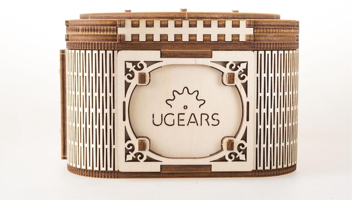 Ugears Houten Modelbouw Schatkist - Bruin