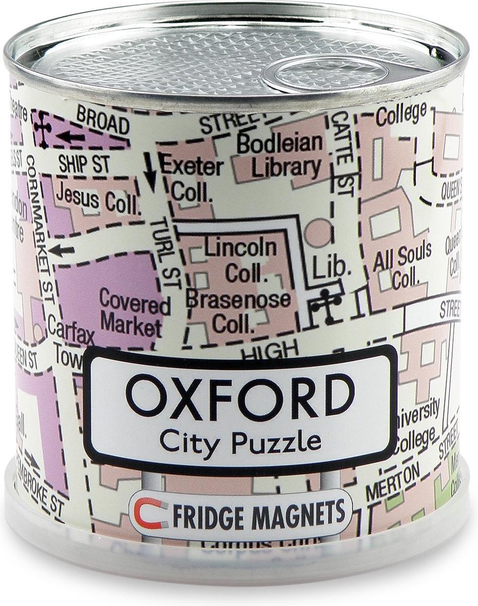 City Puzzle magneetpuzzel Oxford 100 stukjes