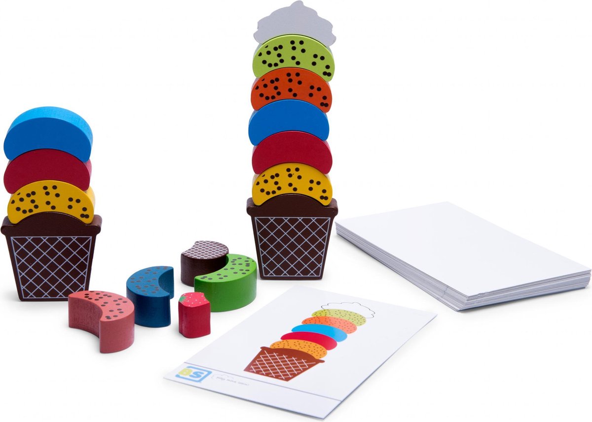 BS Toys Ijs Creaties Multicolor 47 x 11,4 x 47 cm 55 stuks