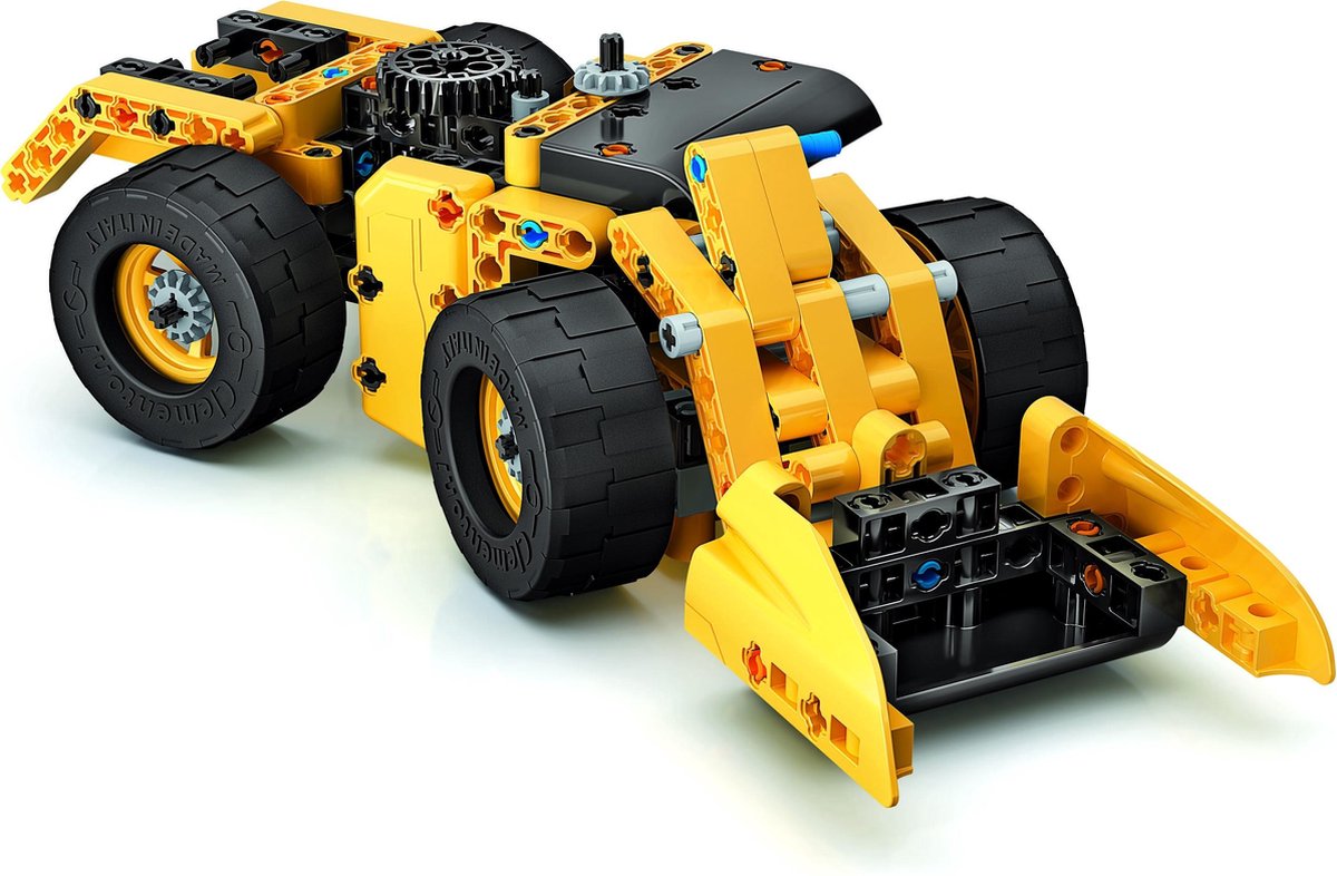 Clementoni bouwpakket Mechanica Laboratorium bulldozer