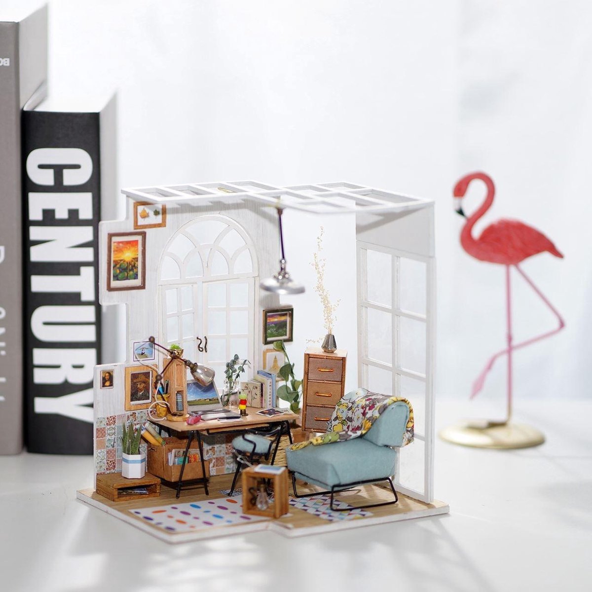 Robotime Soho Tijd DGM01 modelbouw Poppenhuis met LED licht
