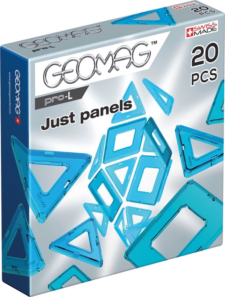 Geomag Pro L Pocket Panels 20 delig - Blauw