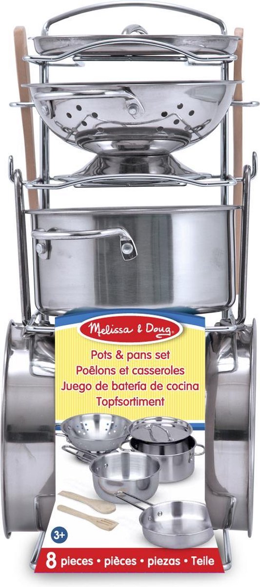 Melissa & Doug pannenset 8 delig
