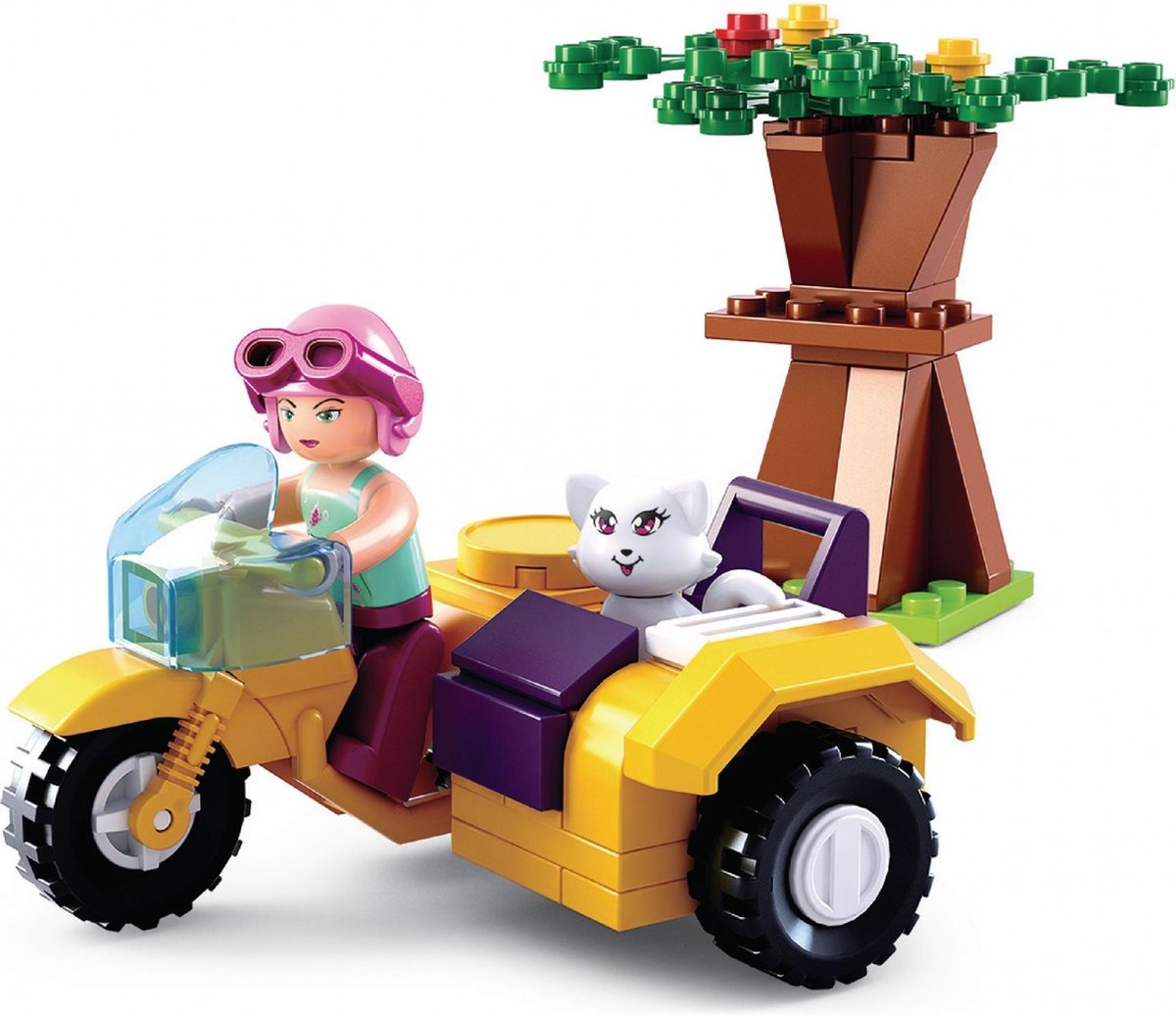 Sluban Girl&apos;s Dream: Zijspanmotor (M38 B0600C) - Geel