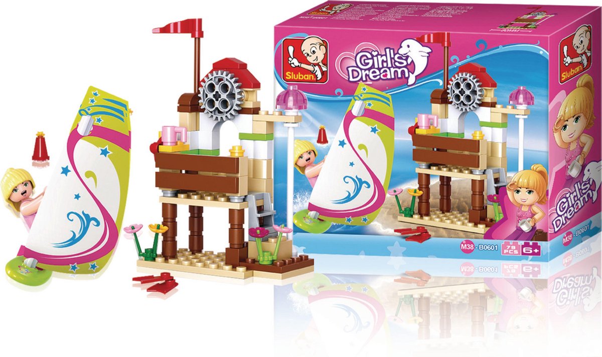 Sluban Girl's Dream: Surf Strand (M38 B0601)