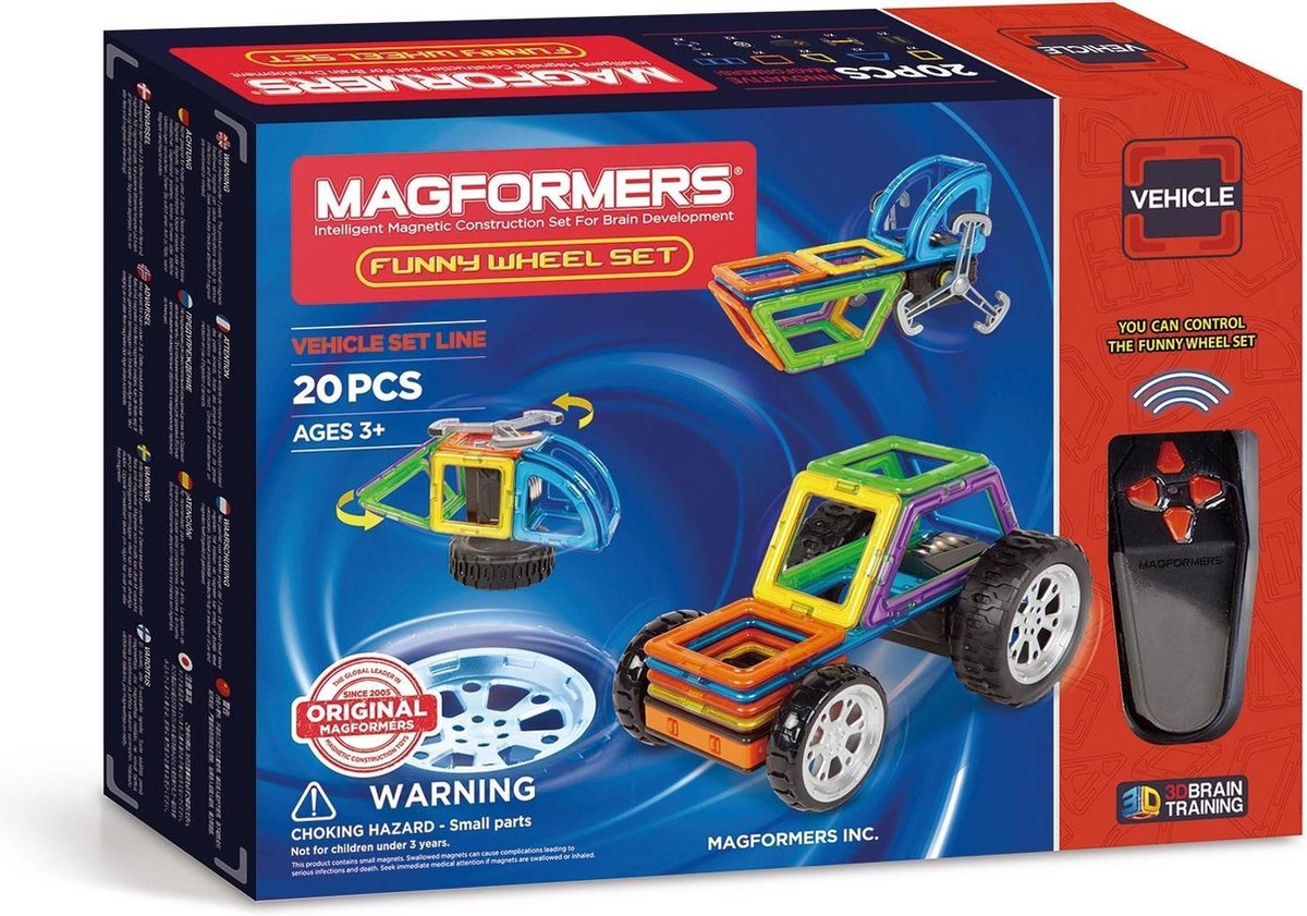 Magformers Funny Wheel set 20 delig