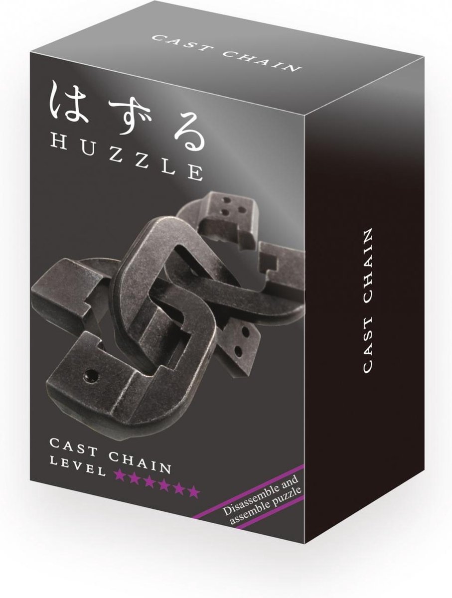 Huzzle breinbreker Cast Chain - Zwart