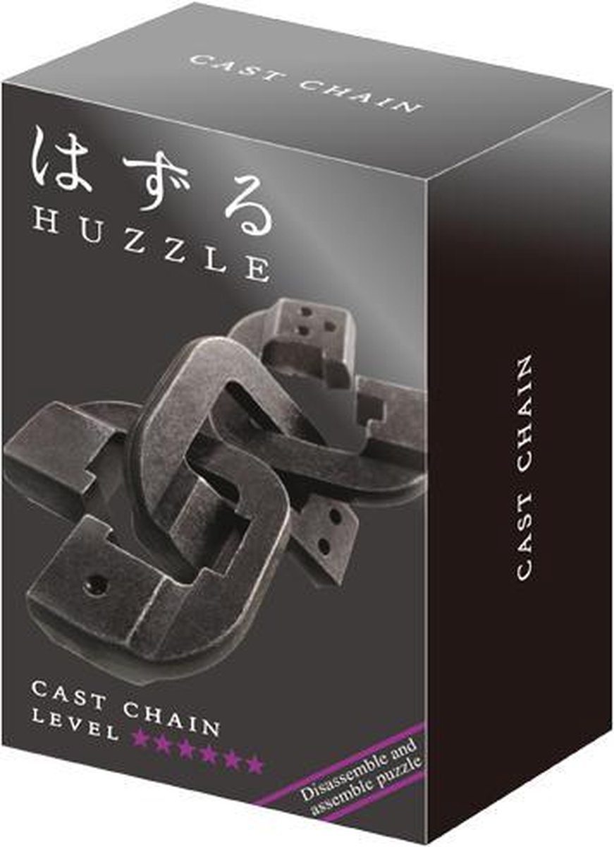 Huzzle breinbreker Cast Chain - Zwart