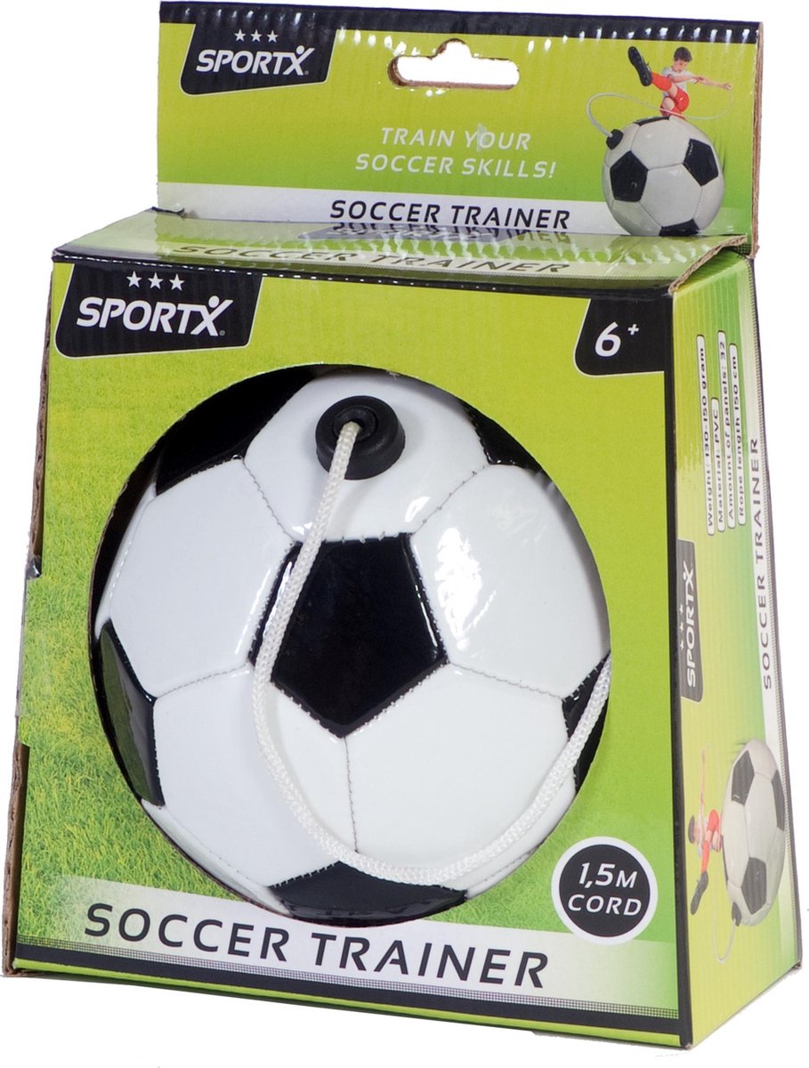 Sportx voetbalvaardigheidstrainer/zwart - Wit