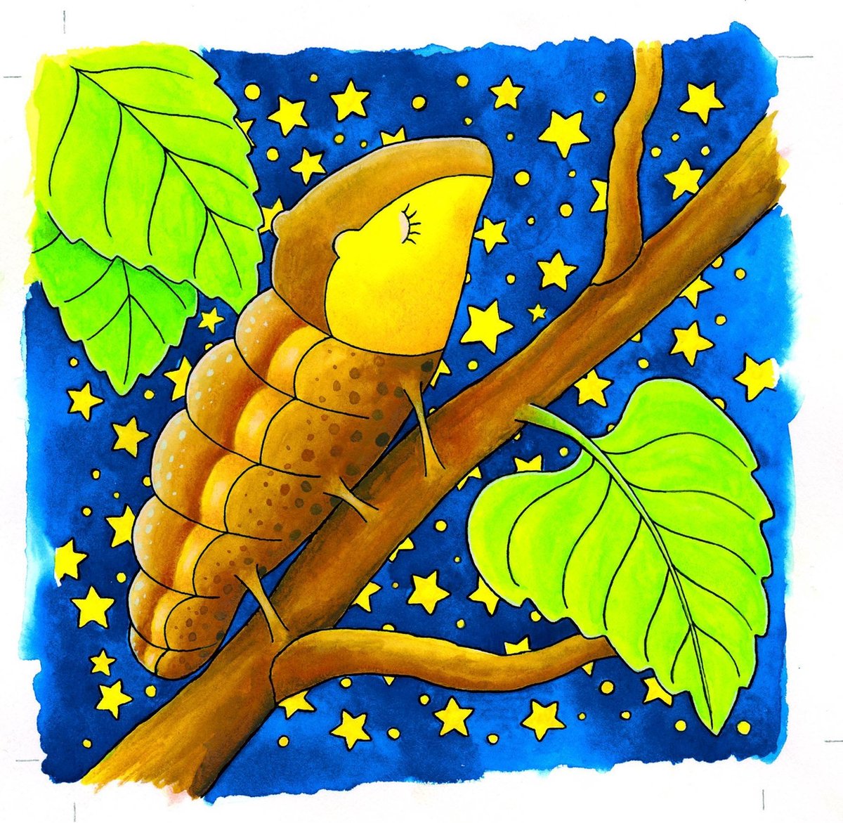 Goki vormenpuzzel 4 lagen Vlinder junior hout 44 stukjes - Bruin