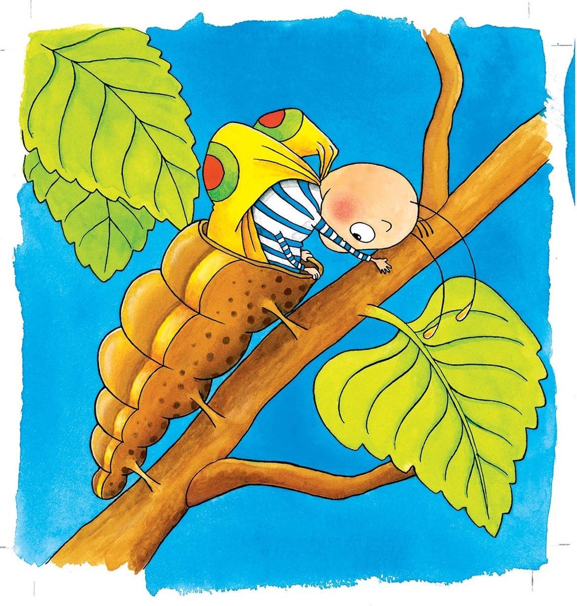 Goki vormenpuzzel 4 lagen Vlinder junior hout 44 stukjes - Bruin