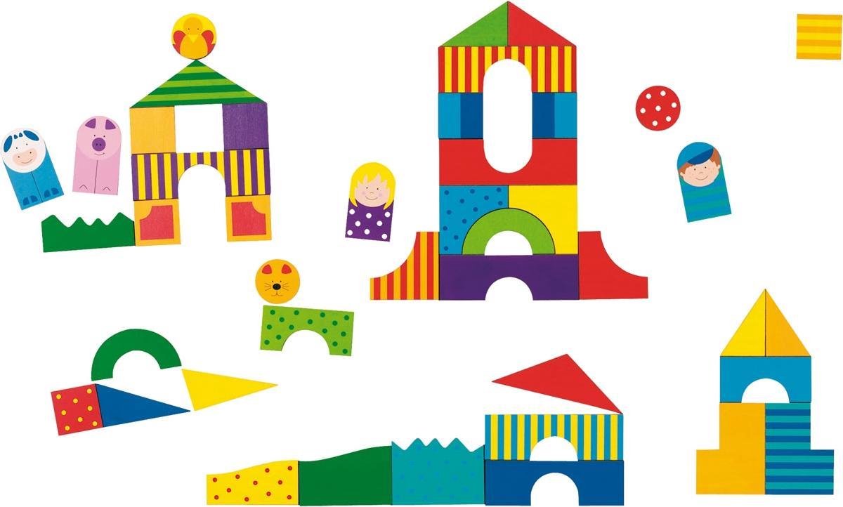 Goki vormenpuzzel Boerderij junior hout 43 stukjes