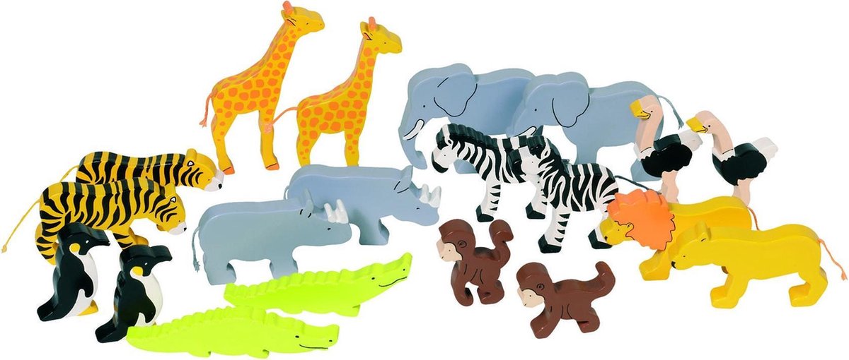 Goki Set Afrikaanse Dieren 20 Stuks