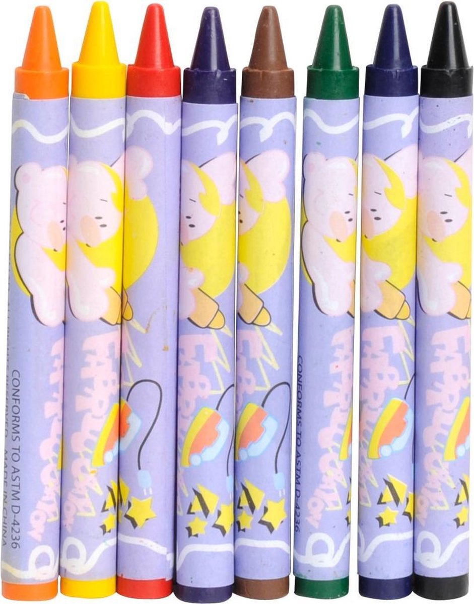 Toys Pure Textiel Krijtjes 8 Stuks