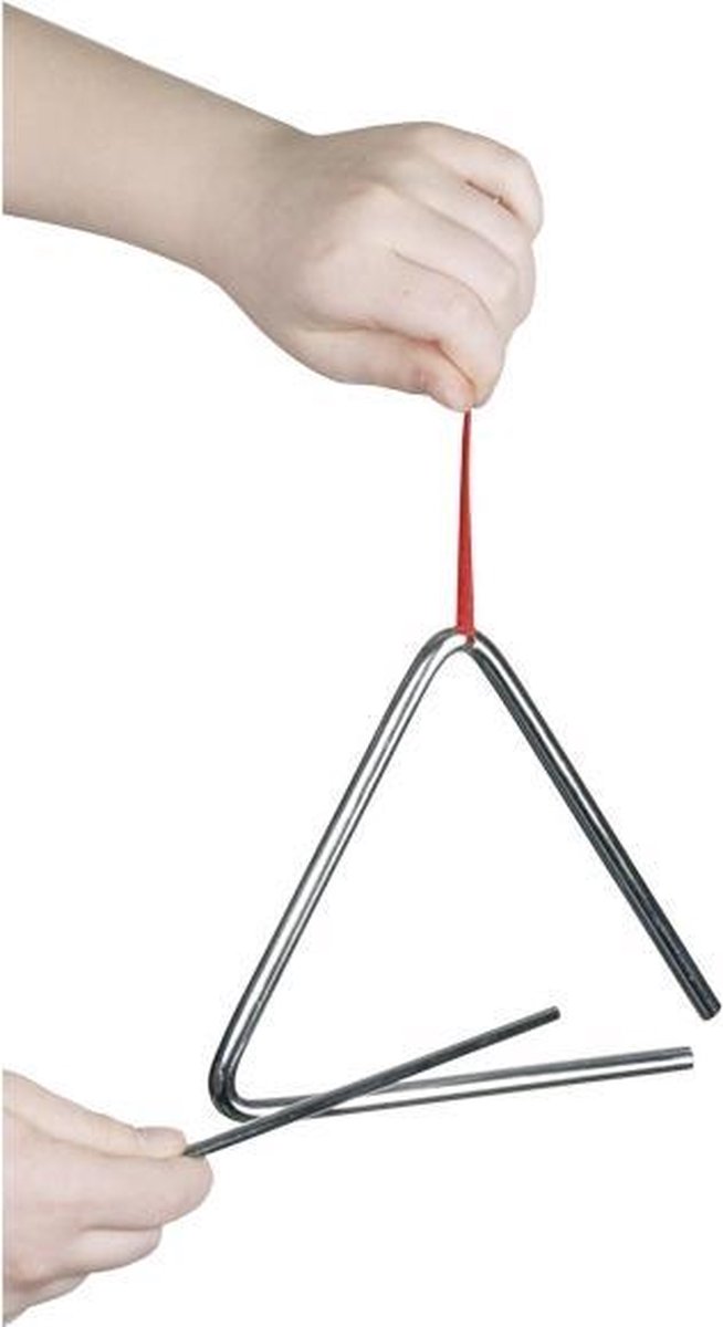 Goki Metalen Triangel 16 cm - Zwart