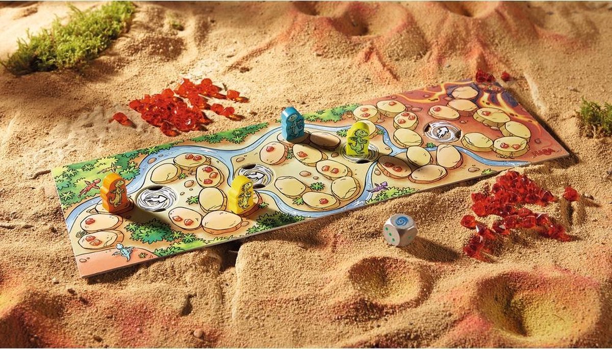 HABA kinderspel Draak Dondertand De vuurkristallen (NL)