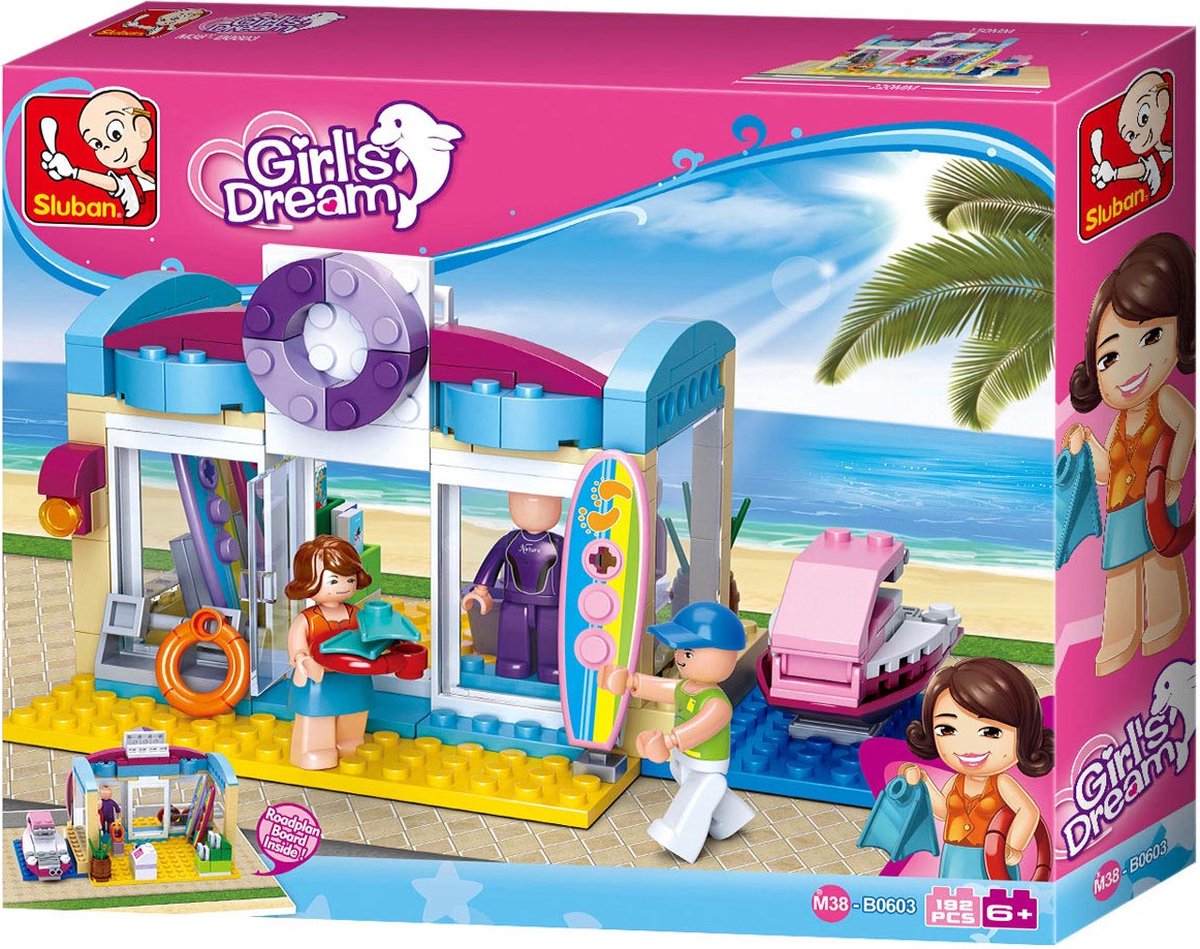 Sluban Girl&apos;s Dream: Watersportwinkel (M38 B0603)