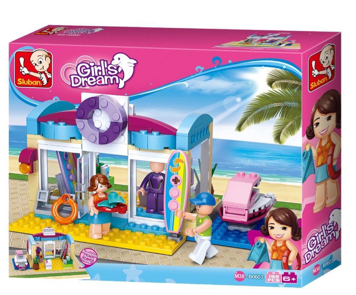 Sluban Girl&apos;s Dream: Watersportwinkel (M38 B0603)