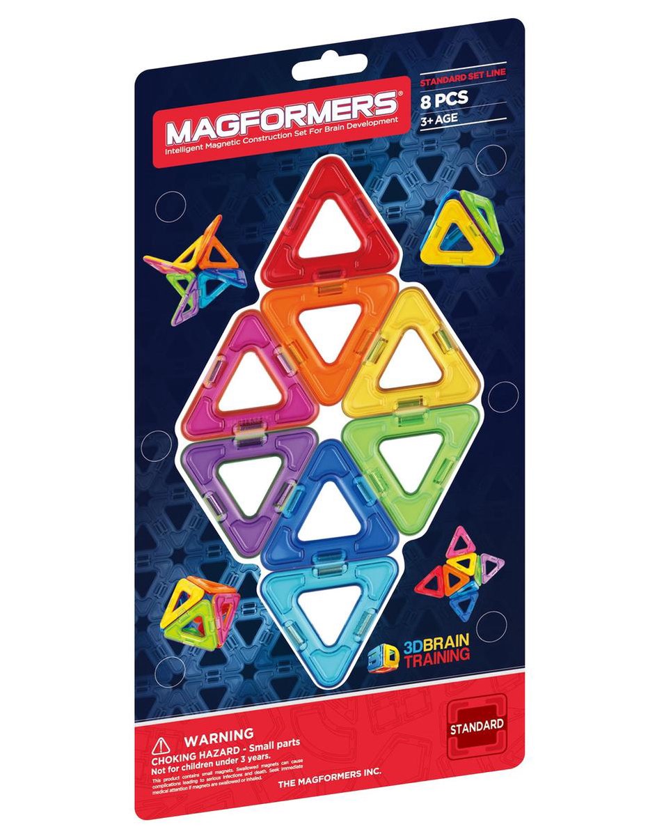 Magformers Triangle set 8 delig