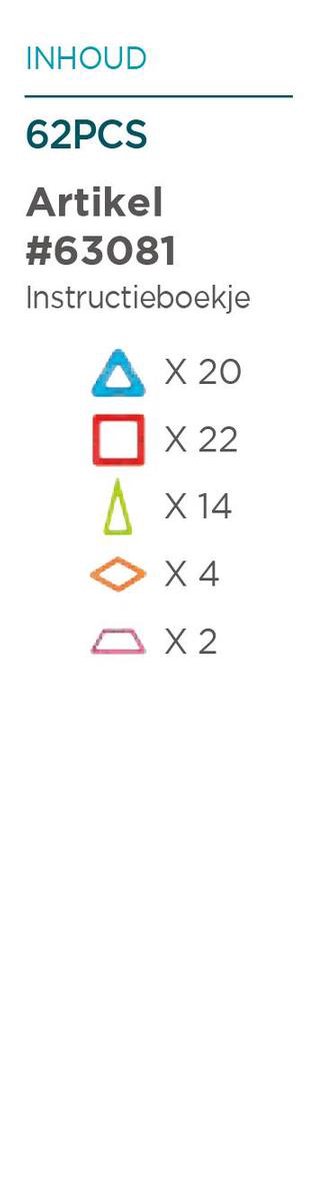 Magformers Designer set 62 delig