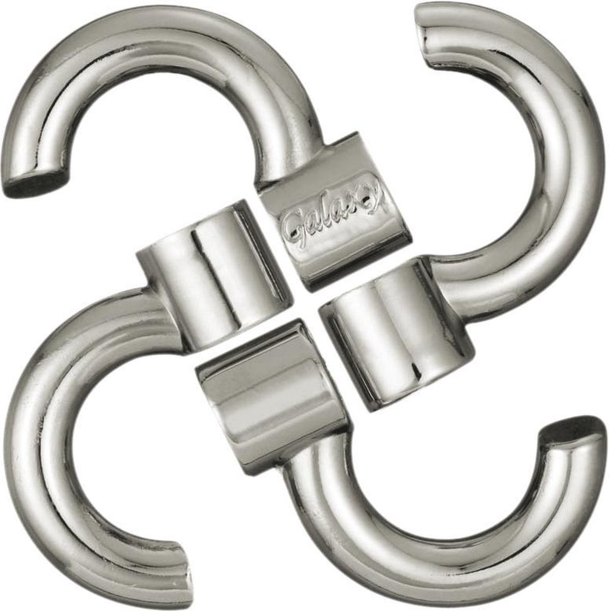 Huzzle breinbreker Cast Galaxy 11,8 cm staal zilver - Silver