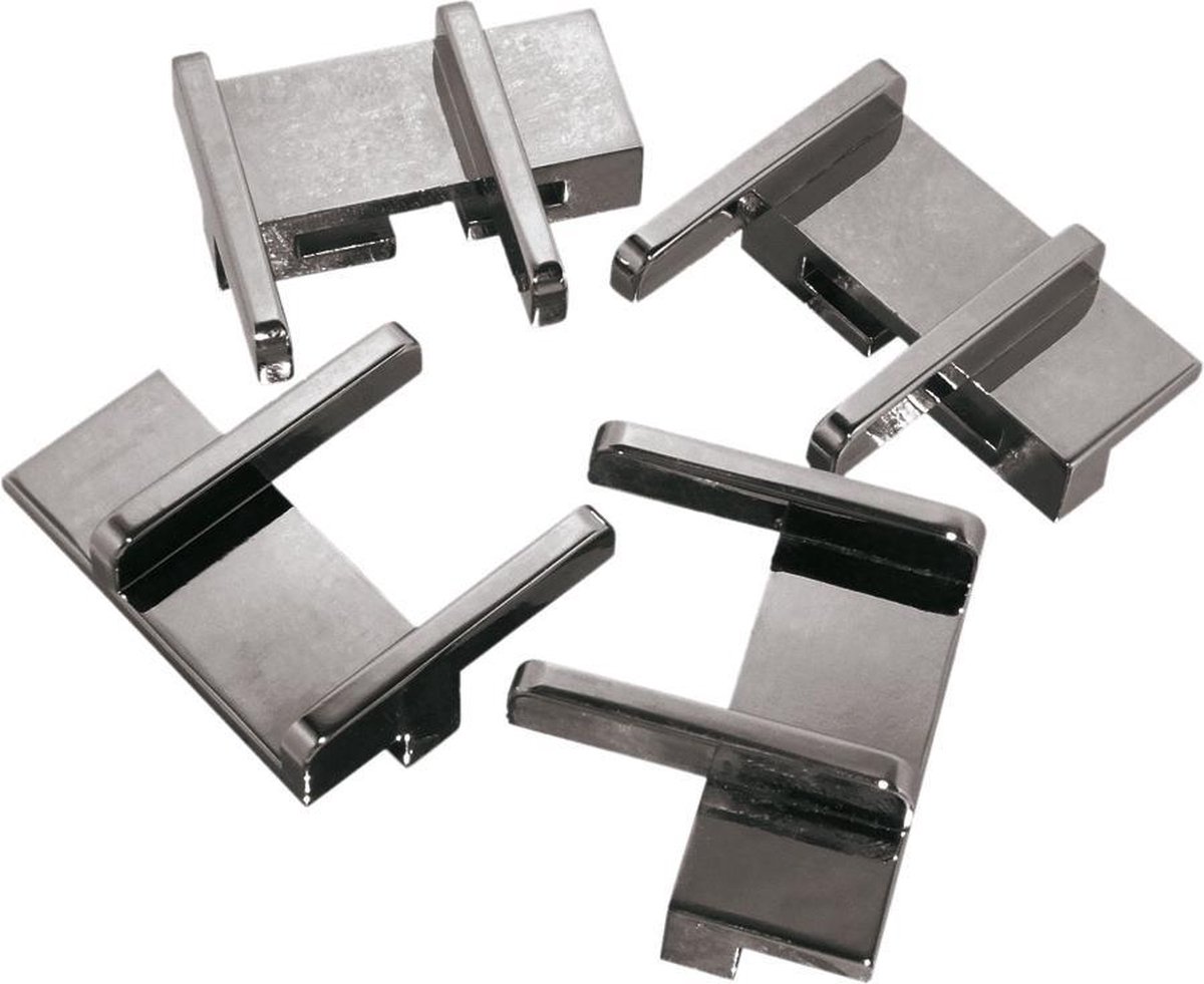 Huzzle breinbreker Cast Rattle 11,8 cm staal zilver - Silver