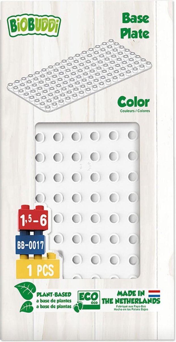 BiOBUDDi grondplaat (BB 0017) - Wit
