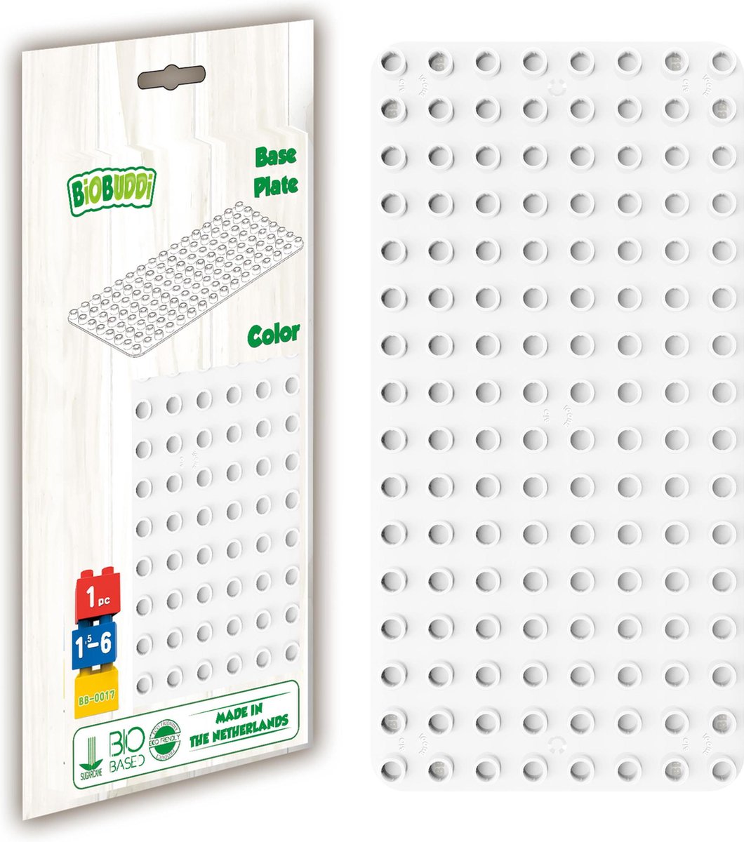BiOBUDDi grondplaat (BB 0017) - Wit