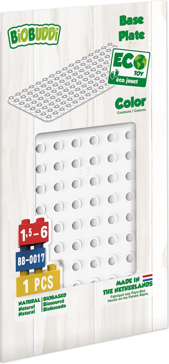 BiOBUDDi grondplaat (BB 0017) - Wit