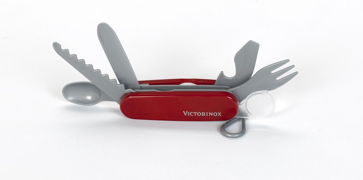 Klein Victorinox Zwitsers speelgoedzakmes 6 functies - Rood
