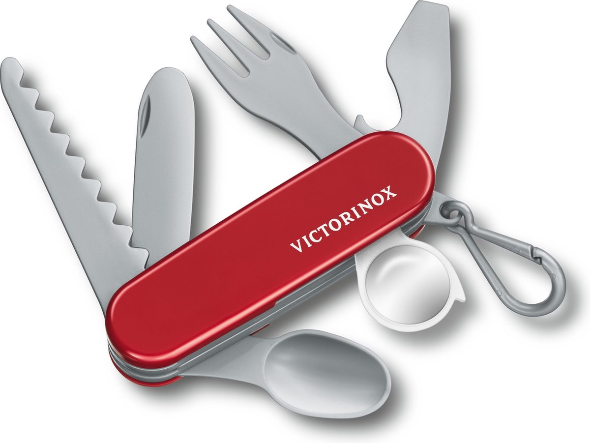 Klein Victorinox Zwitsers speelgoedzakmes 6 functies - Rood