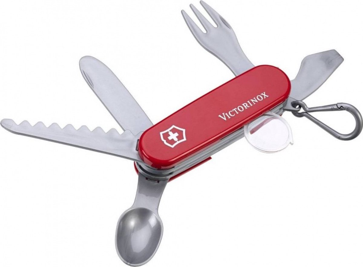 Klein Victorinox Zwitsers speelgoedzakmes 6 functies - Rood