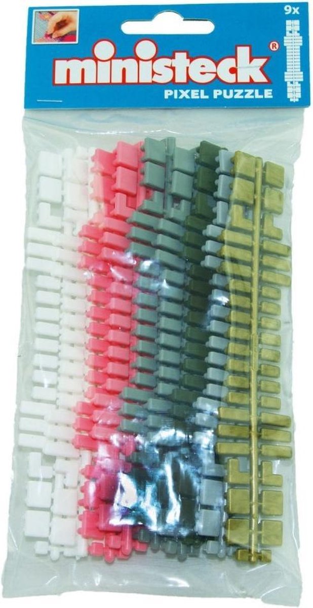 Ministeck uitbreidingsset kleurenstrips 9 delig 31665