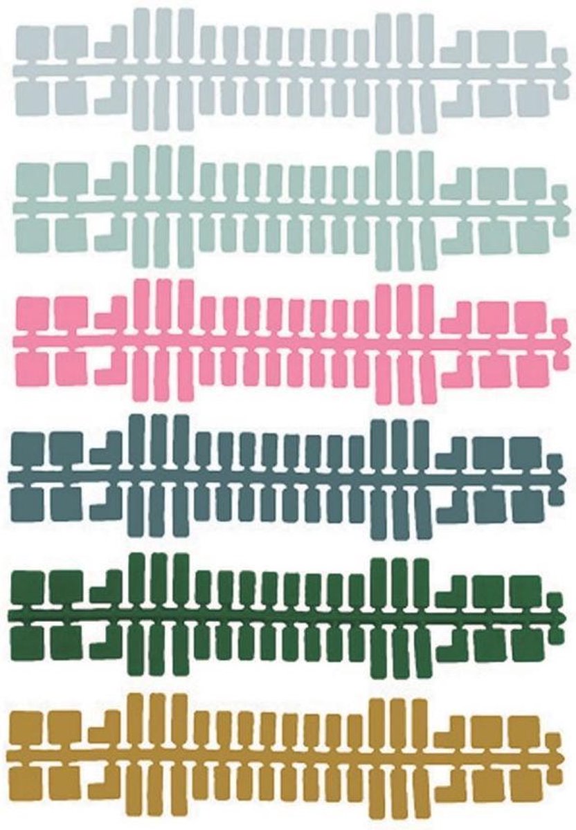 Ministeck uitbreidingsset kleurenstrips 9 delig 31665