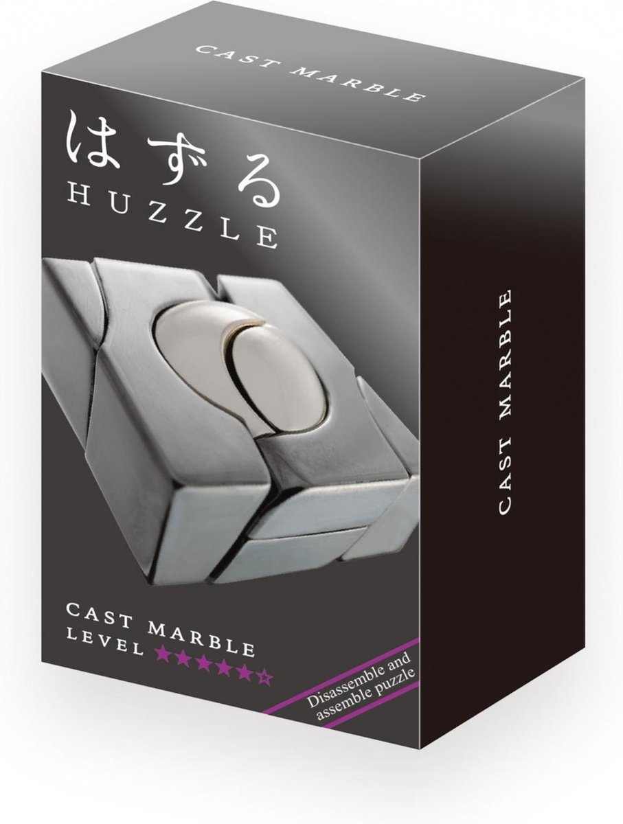 Huzzle breinbreker Cast Marble zilver - Silver