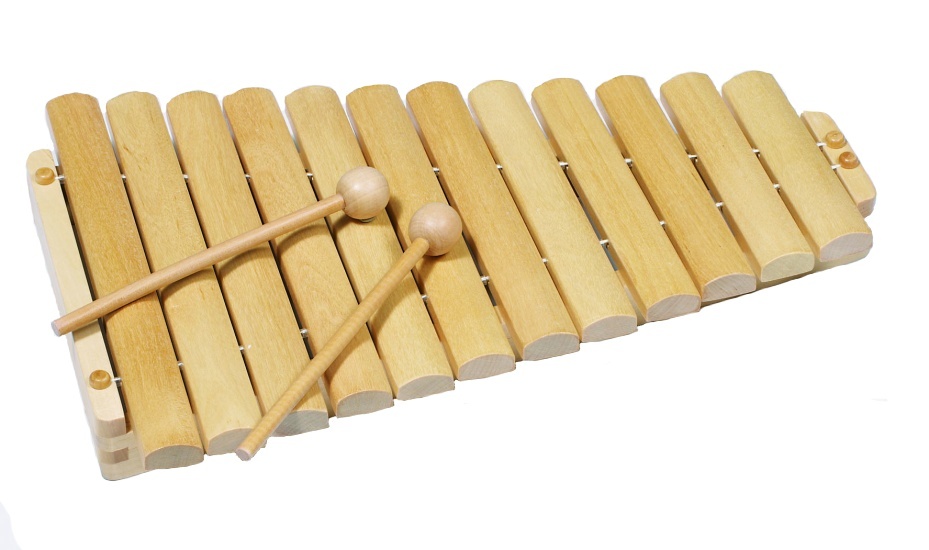 Goki Houten Xylofoon: Blank 34,5 cm
