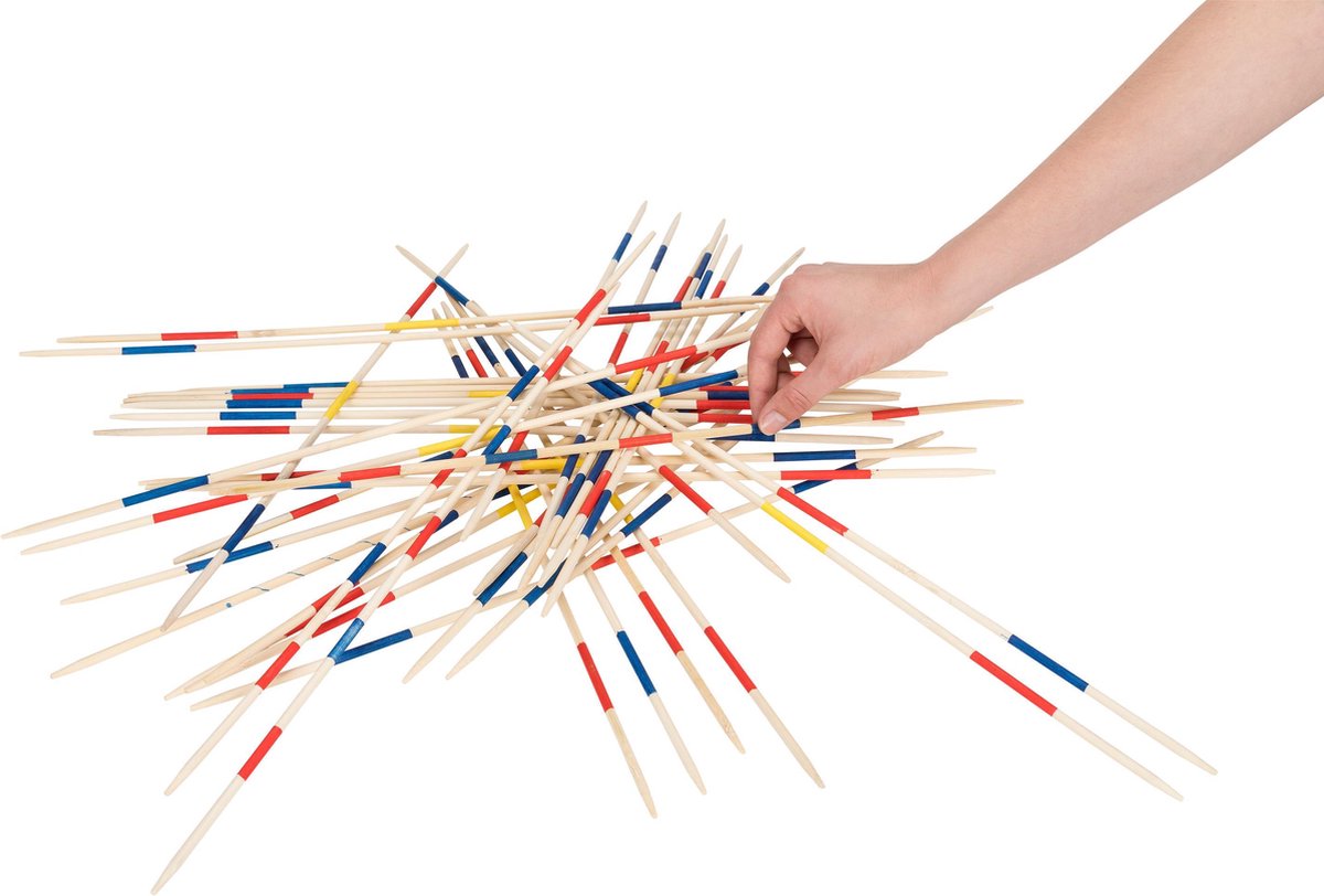 Lifetime Mikado hout rood/blauw 50 cm