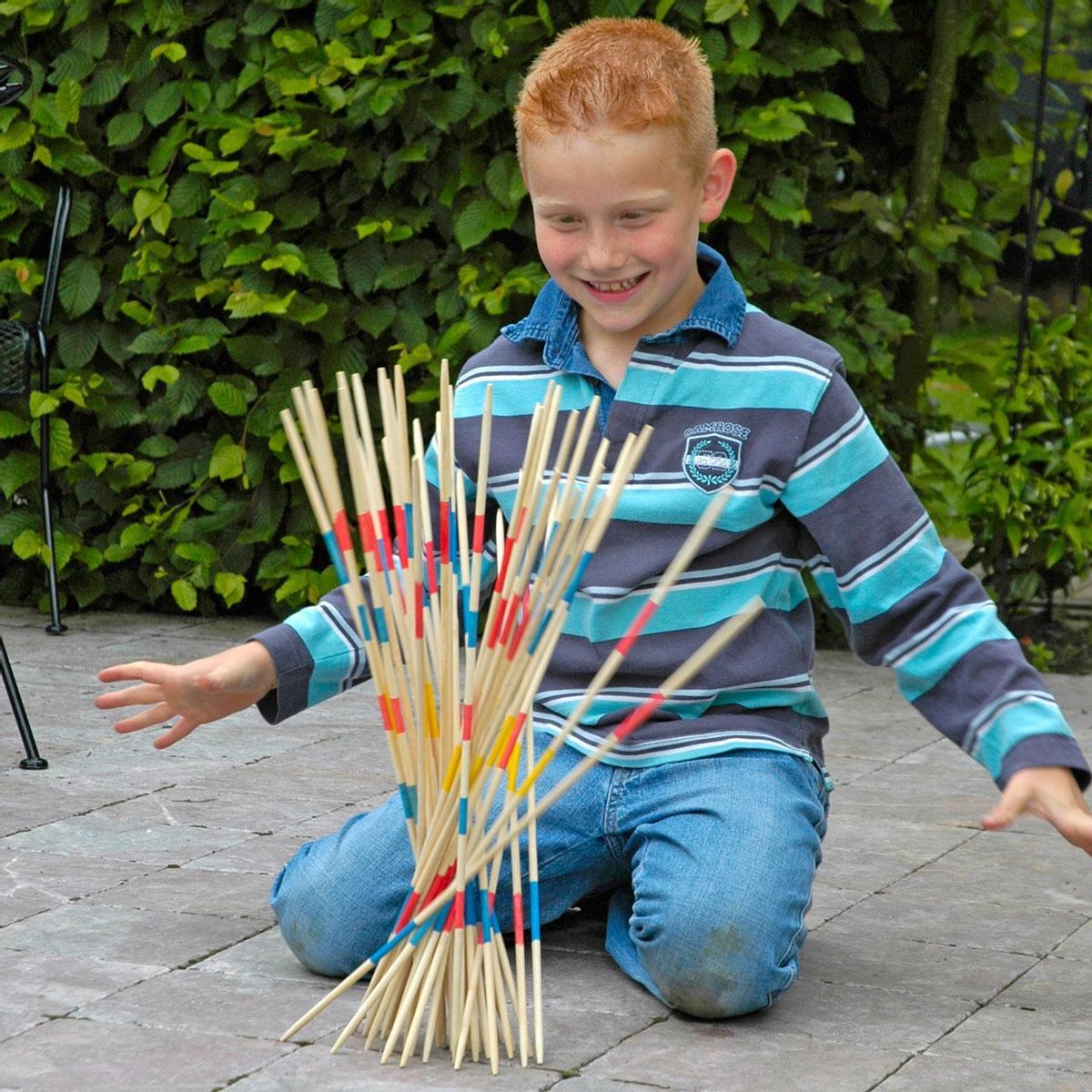 Lifetime Mikado hout rood/blauw 50 cm