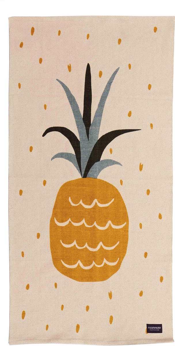 Unknown geweven vloerkleed Pineapple junior 70 x 140 cm