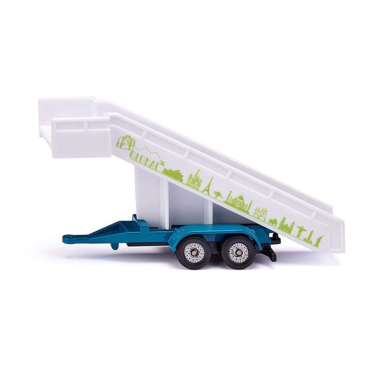 Siku luchthavenset 35,5 cm staal wit/blauw 6 delig (6312)