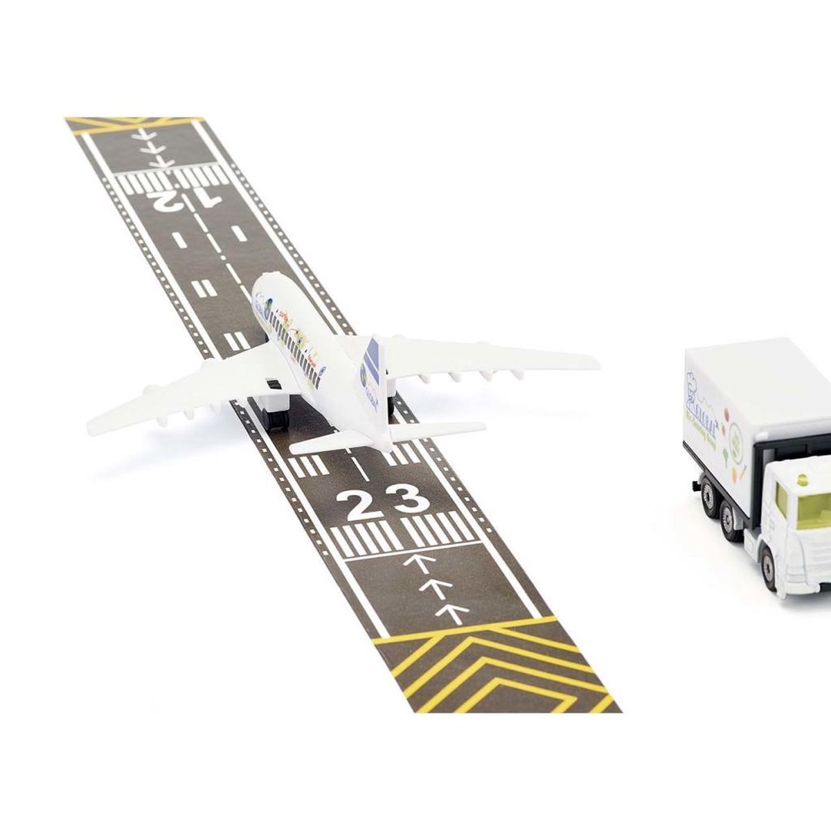 Siku luchthavenset 35,5 cm staal wit/blauw 6 delig (6312)