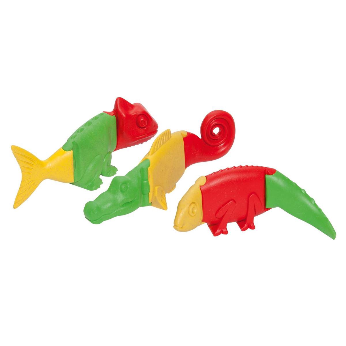 Anbac Toys dieren Anbac junior 15 x 2,5 x 5,5 cm 3 stuks