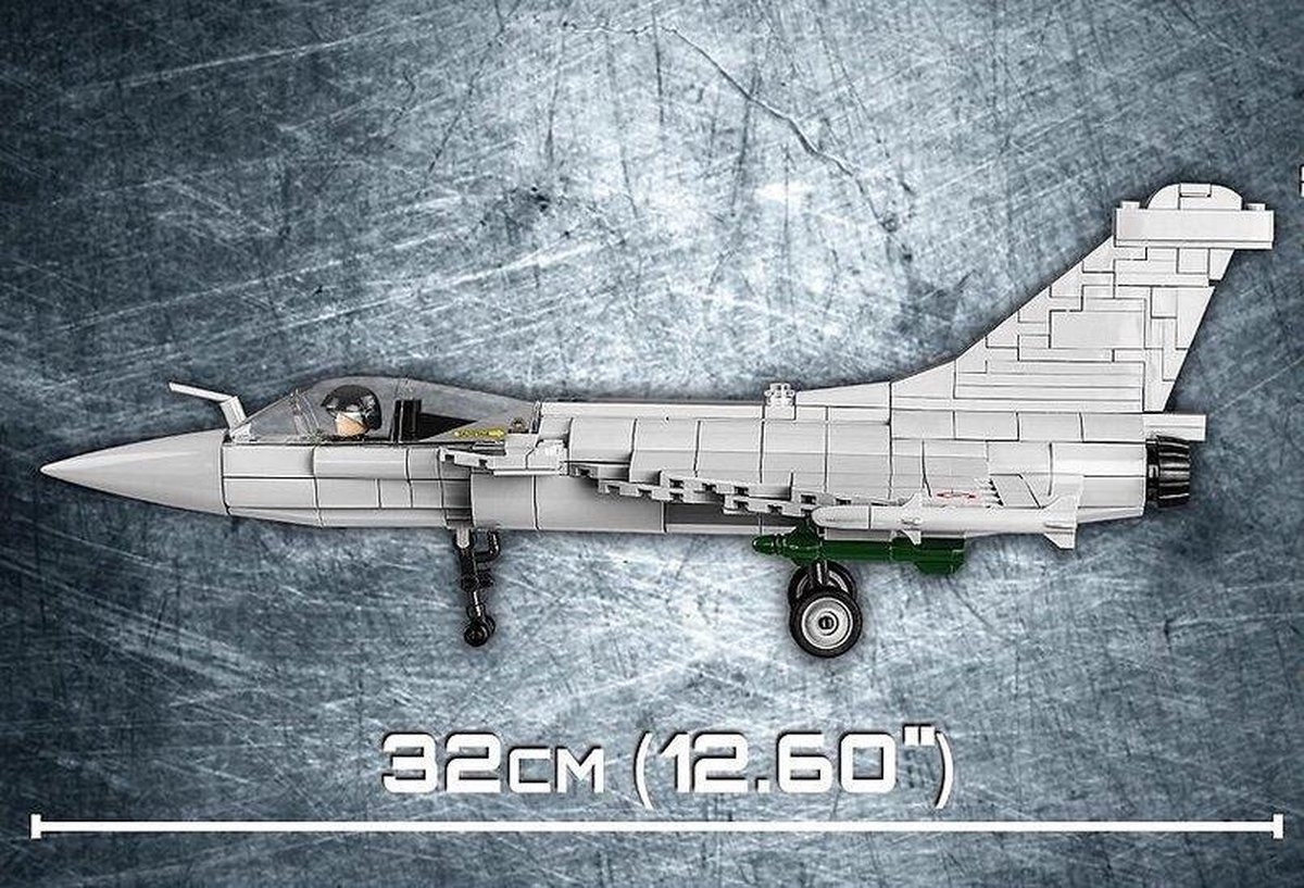 Cobi bouwpakket Armed Forces Rafale C 400 delig - Grijs