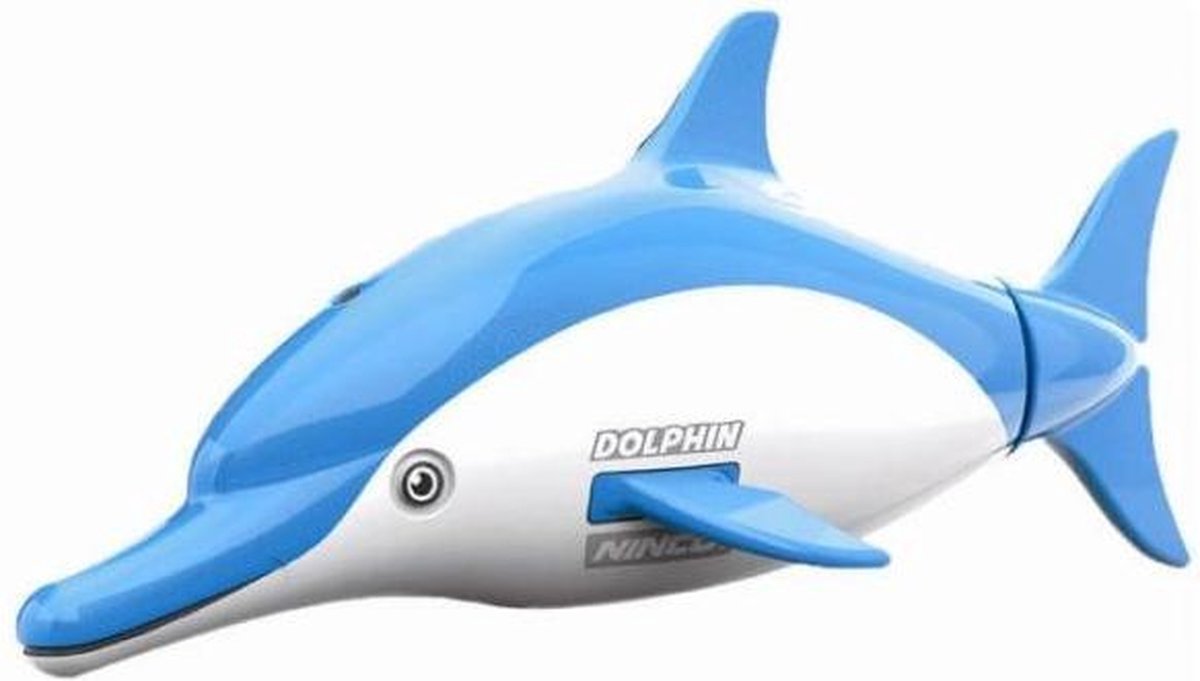 Ninco dolfijn RC junior 9 x 7,5 cm 2 delig - Azul
