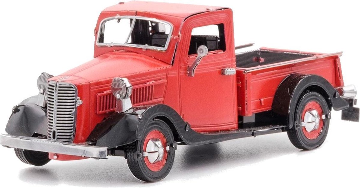 Metal Earth Ford: 1937 Pick up 9 cm - Rood